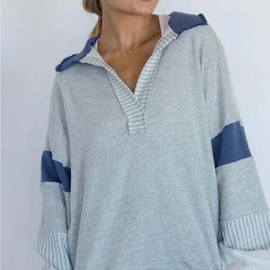 Apricot Lane SOUNDS GOOD TO ME COLOR BLOCK LOOSE FIT TOP